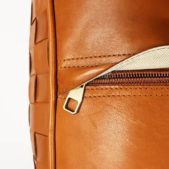 Dakota Leather Ottoman