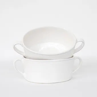 Clos du Manoir Two Handled Soup Bowl