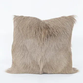Goat Hide Throw Pillow