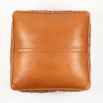 Dakota Leather Ottoman