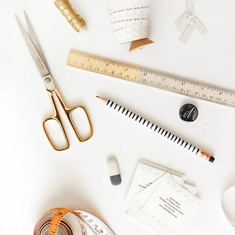 Office Scissors Gold Handle