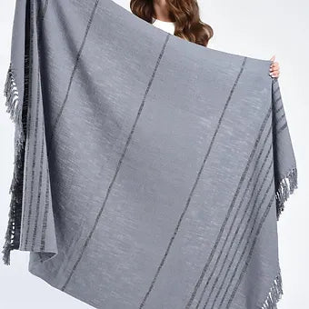 Duka Throw Blanket - Gray