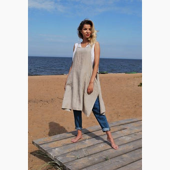 Linen Apron Dress