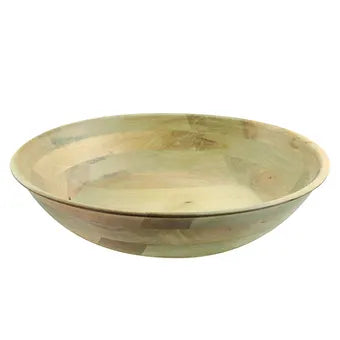 Natural Mango Wood Round Bowl Extra Large