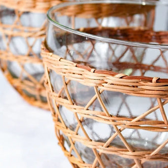 Rattan Cage Salad Bowl Medium