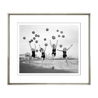 Black & White Balloon Dancers Art