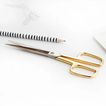 Office Scissors Gold Handle