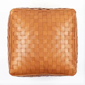 Dakota Leather Ottoman