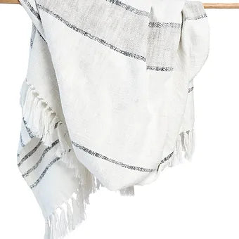 Duka Throw Blanket - Ivory