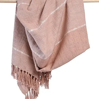 Duka Throw Blanket - Blush