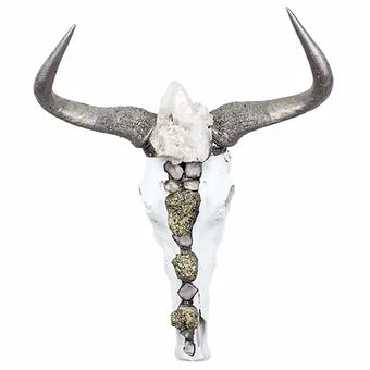 Geode Wildebeest Skull
