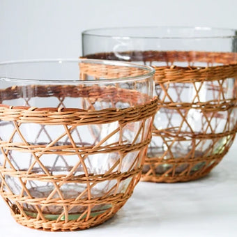 Rattan Cage Salad Bowl Medium
