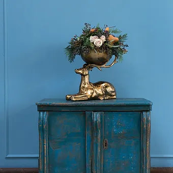 Brass Stag Bowl