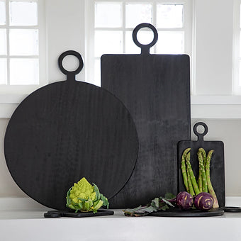 Black Mango Wood Rectangular Board Extra Large