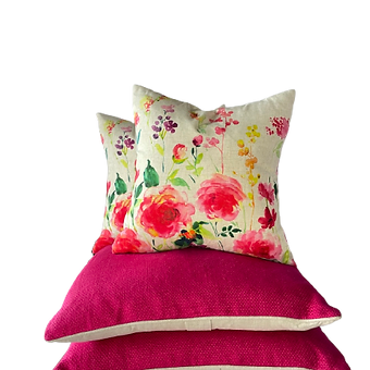 Pink Rose Pillow