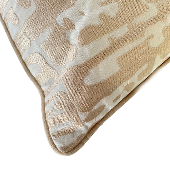 Blush Embroidered Pillow