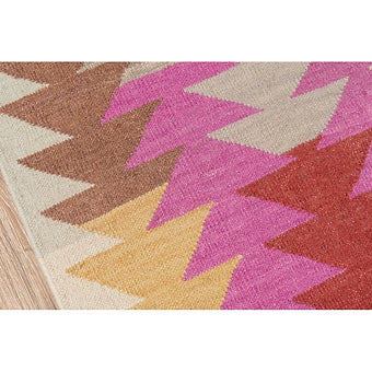 Wool Caravan Rug - Multicolor Arrow