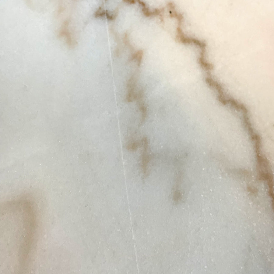 Malmo White Marble Table - Showroom Model