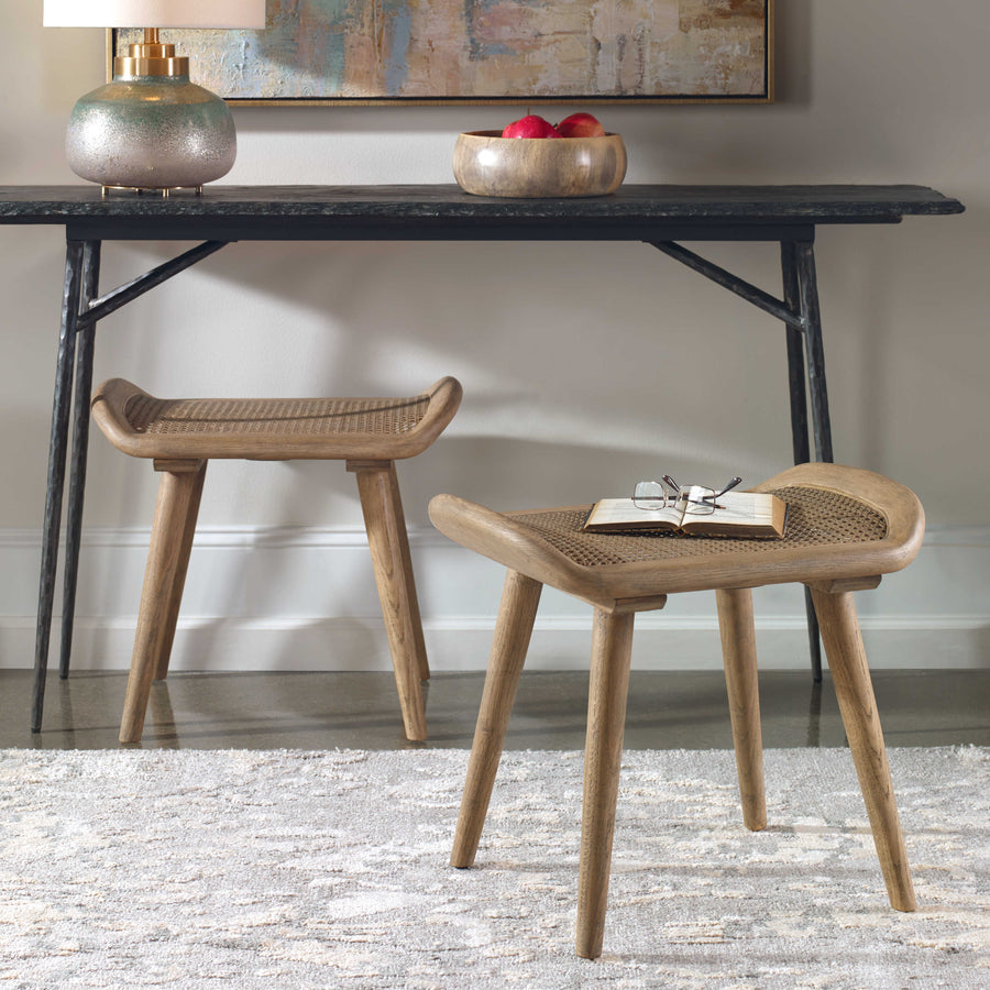 Nordic Rattan Bench