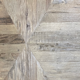 Reclaimed Wood Three Drawer Desk - FLOOR MODEL