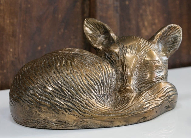 Sleepy Fox Statue