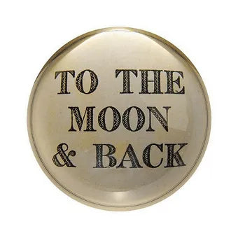 Paperweight - Moon and Back