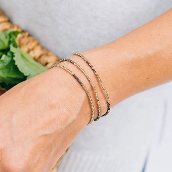 Gemstone Wrap Bracelet