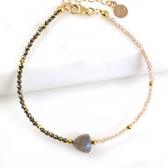 Labradorite Arrow Bracelet