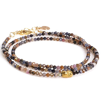 Gemstone Wrap Bracelet