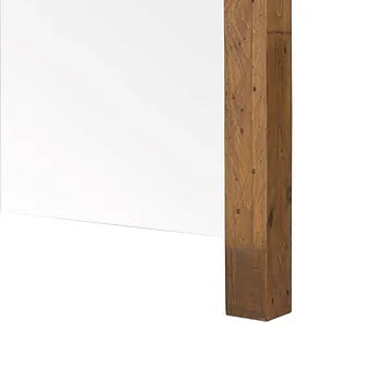 Reclaimed Wood Floor Mirror