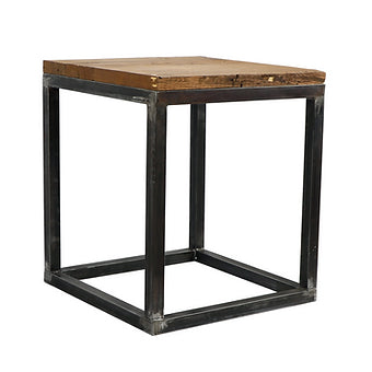 Elm Door Side Table - Floor Model