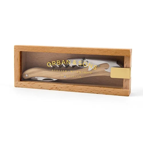 Olivewood Corkscrew Set