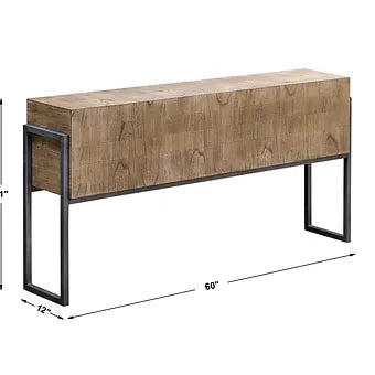 Mindi Wood Console - Floor Model