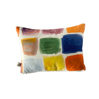 "Muted Brights" Pillow