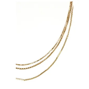 Glissando Gold Trio Necklace