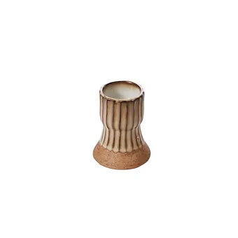 Fluted Ceramic Tealight Holder