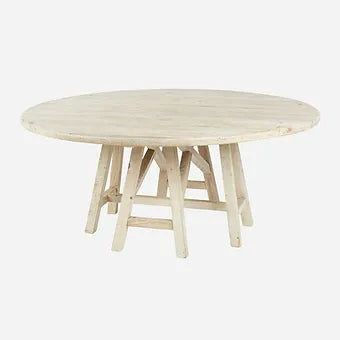 Whitewash Dining Table - FLOOR MODEL