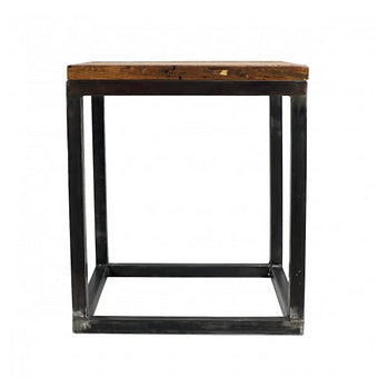 Elm Door Side Table - Floor Model