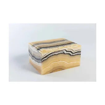 Honey + Black Onyx Coffee Table Box