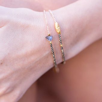 Labradorite Arrow Bracelet