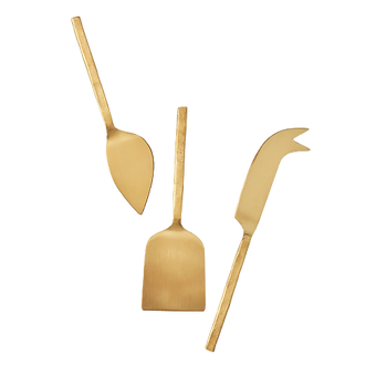 Forged Gold Cheese Set